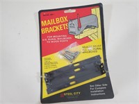 Vtg  nos steel city mailbox brackets