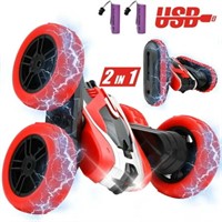 1:18  2 IN 1 RC Stunt Car  4WD Rechargeable Double