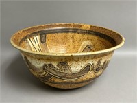 Patterned Pottery Bowl