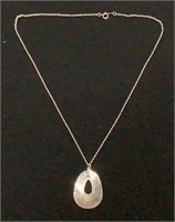 Sterling Silver Necklace W pendant