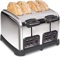 Hamilton Beach 24782 Toaster  4 Slice  Steel