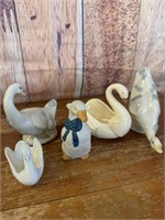 Vintage Swan Figurines