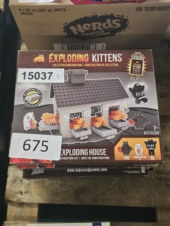 4- exploding kitten house sets