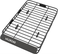 Wildroad Roof Rack Cargo Basket, Upgraded 4” Fence