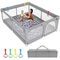 79"x71" Extra Large Baby Playpen, Big Play Pens