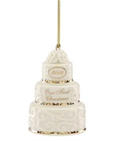 $60 Our 1st Christmas Together Cake Ornament