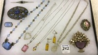 Group of Ladies Mostly Vintage Costume Jewelry