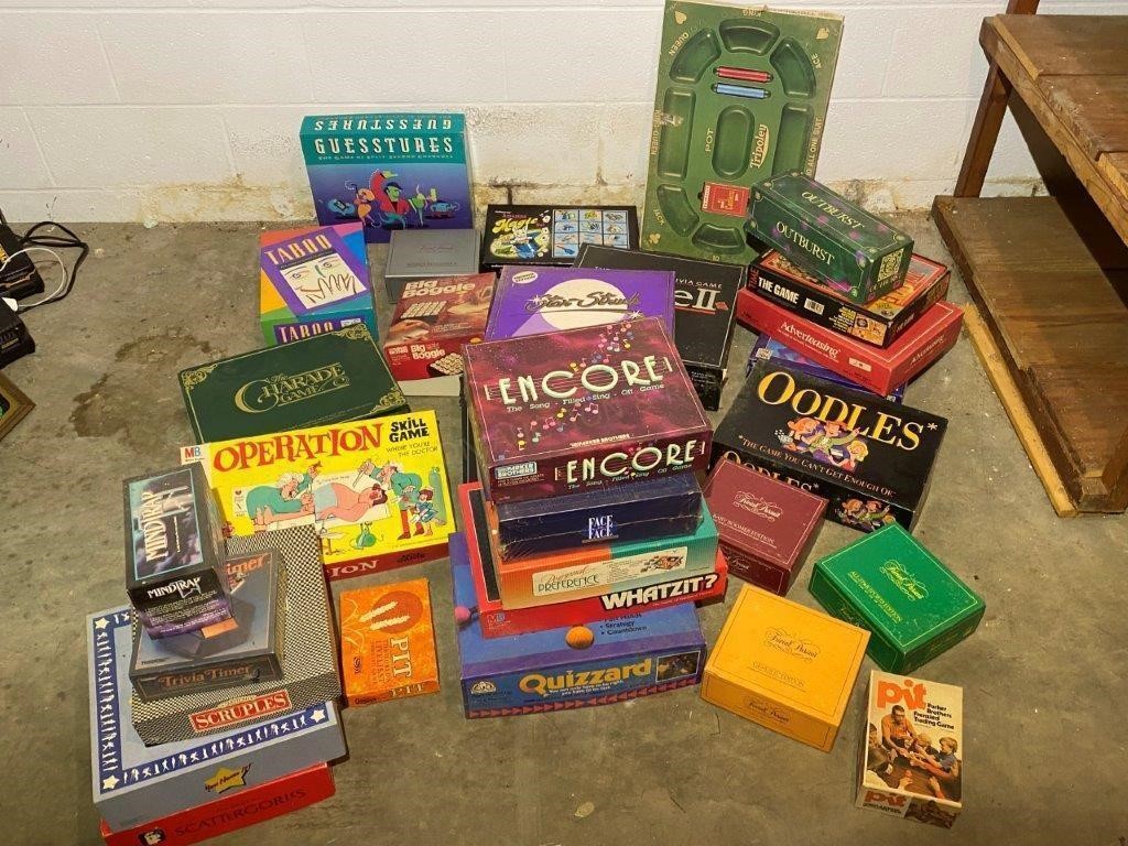 Board Games (Incl. Operation, Encore, Oodles,