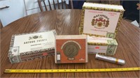 4 Cigar Boxes & Cigar Wrappers