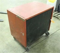 Rolling Storage Cabinet, Approx 22"x34"x33"