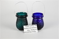Blue and Green Candle Sticks