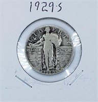 1929-S U.S. Silver Standing Liberty Quarter