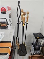 Fireplace Tools on Stand