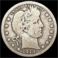 1914-S Barber Quarter NICELY CIRCULATED
