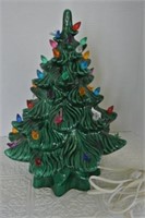 Vintage Ceramic Lighted Christmas Tree