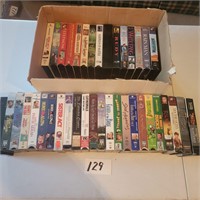 Box Lot of VHS Tapes