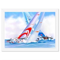 Victor Spahn, "America's Cup - Alinghi" framed lim