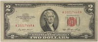 1953 RED Seal $2 US Note