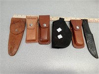 Holster, sheaths, and pouches.