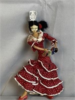 Spanish Flamenco Dancer Doll
