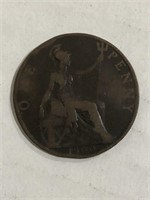 1900 GREAT BRITAIN ONE PENNY