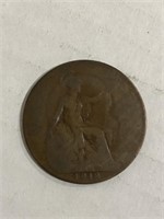 1918 GREAT BRITAIN ONE PENNY