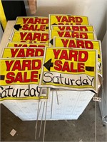 10 yard sale signs