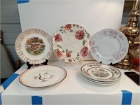 7 assorted Plates
