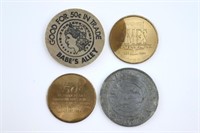 (4) Rare Tokens and Coins