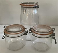 Vintage jar canister set