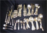 Extensive Maslin silver plate cutlery set