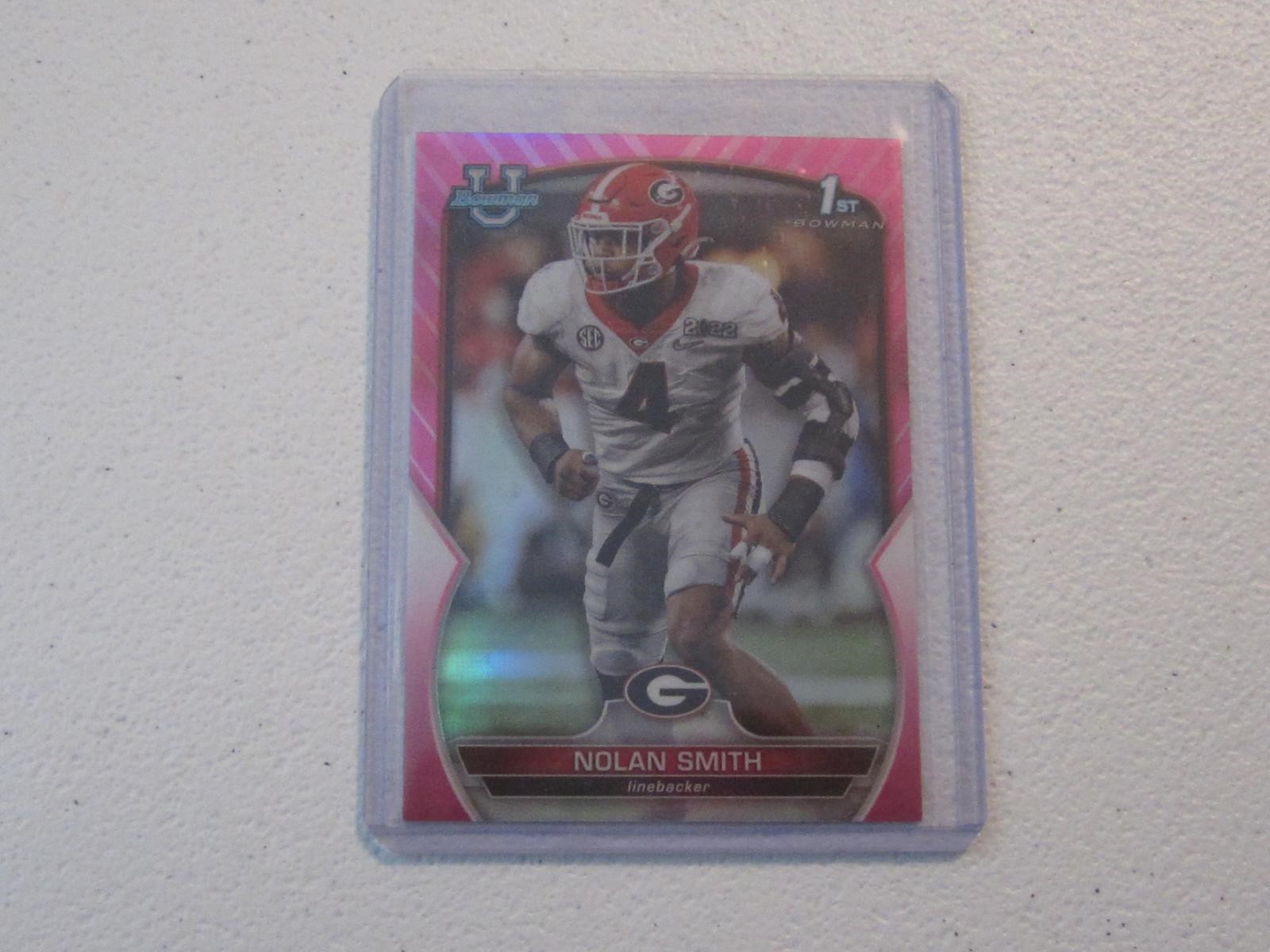 2022 BOWMAN U CHROME NOLAN SMITH PINK