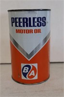 B-A PEERLESS MOTOR OIL IMP QT CAN - FULL