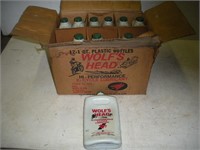 (11) Quarts Of Vintage Wolfs Head 2 Cycle Oil