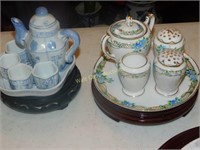 Antique Miniature Tea Sets 2 Sets Are Hand