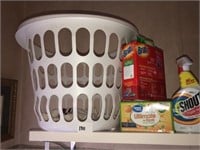 Laundry Basket ~ & Wash Supplies (Not much tide)