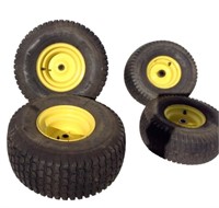 Set of John Deere lawn/garden tractor tires and