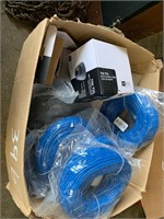 (4) 700 TVL (W/ Box)& Cable Security Lights