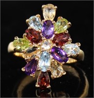 Quality 4.66 ct Natural Gemstone Cocktail Ring