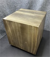 Arthrus Coppertone cube stool