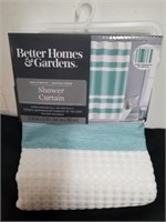 New Better Homes and Gardens 72x72-in aqua and