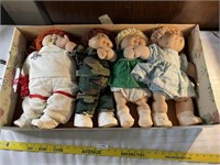 Lot of 4 Vintage Cabbage Patch Kids Dolls Doll