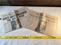 Vintage WWII Newspaper Lot