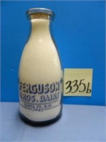 WWII Double Sided Ferguson Brothers Dairy,