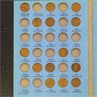 US Coins Pennies and Nickels in Whitman folders, i