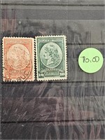 Book of vintage stamps from Argentina. These are