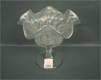 Dugan Constellation Stemmed 6 Ruffled Compote –
