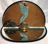Erte Bronze Sunburst Table Mirror, Transcendence