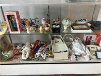 Vintage Dolls, Phone, Decor, Disney Figurines etc