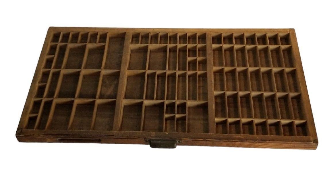 Antique Hamilton Letter Press Tray